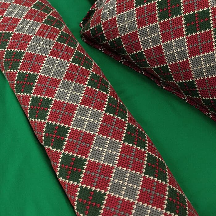 Комплект постельного белья МИРТЕК WINTER FLANNEL ROMB 100%хлопок view 4