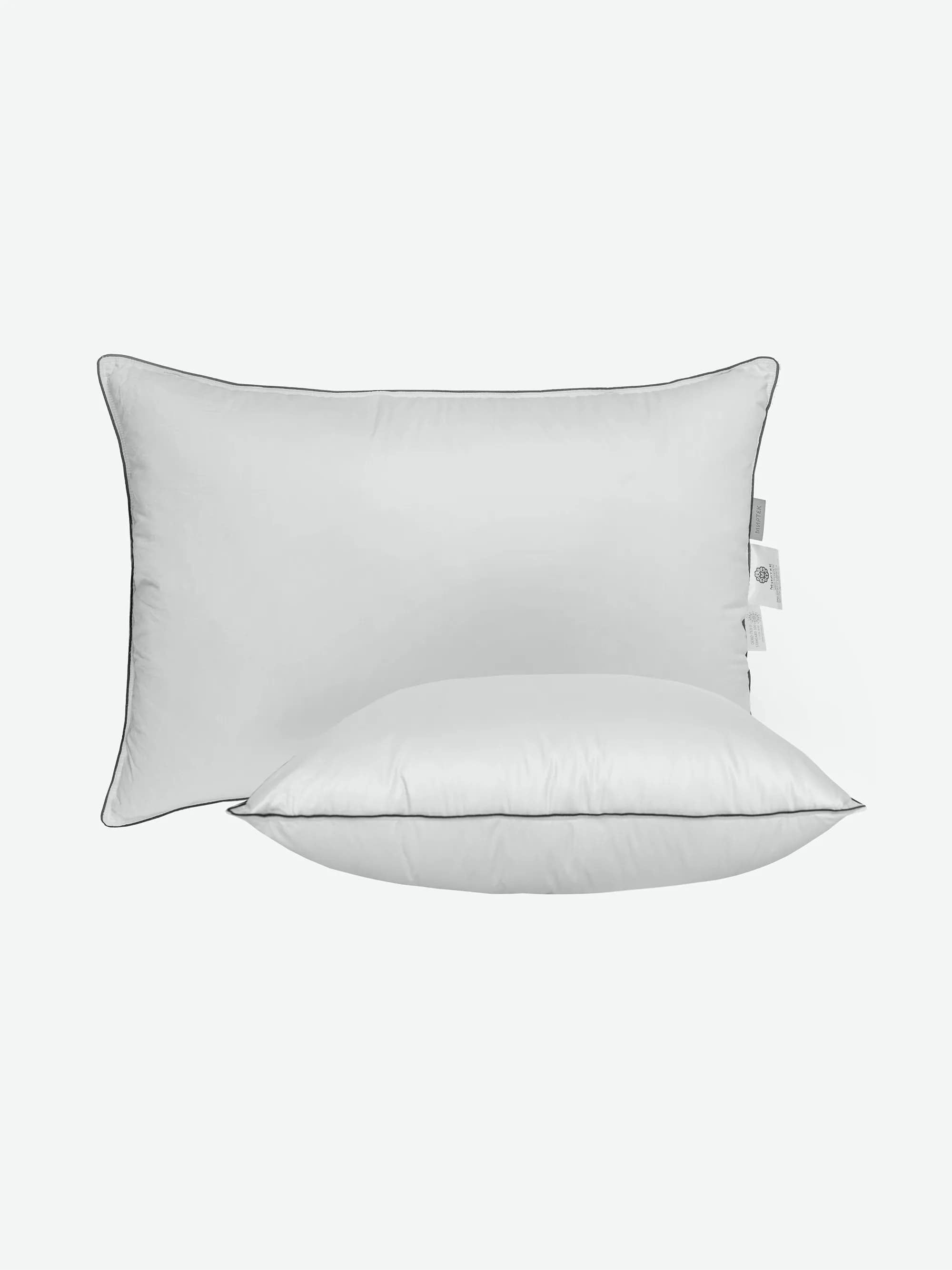 Подушка МИРТЕК SIBERIAN GREY CAPSULA PLUS 50х68 100%пух-экстра серый view 1