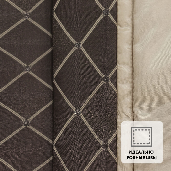 Покрывало объемное 240х240 МИРТЕК P 742 100%пэ ассортимент (цвет 17 шоколад)