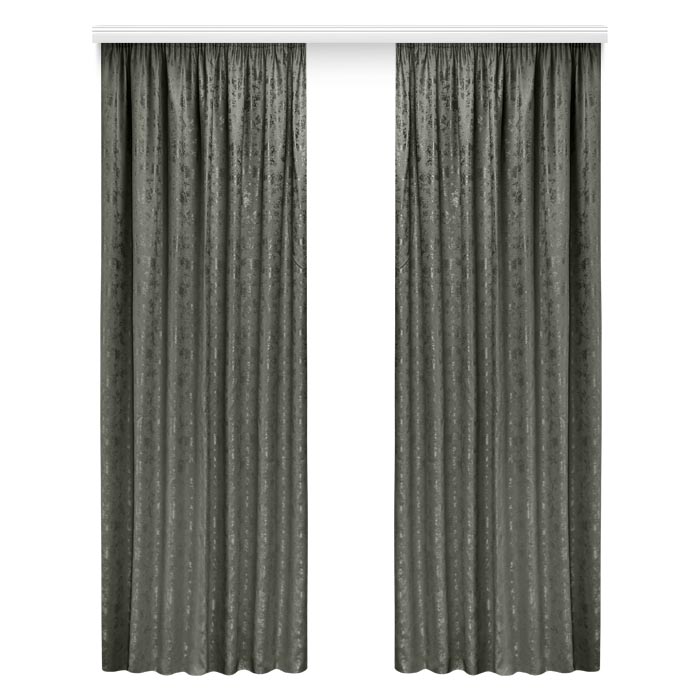 Портьера  МИРТЕК JAVA 180х310 1 шт (цвет 23 антрацит)