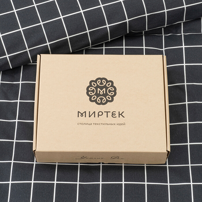 Постельное белье ЕВРО МИРТЕК EVERYDAY CAGE 200х220-1шт 235х260-1шт 50х70-2шт 70%хлопок 30%пэ черный_Каталог-v2_MIRTECK