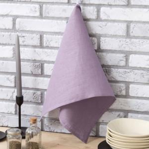 Полотенце кухонное ЭТЕЛЬ АРИАН полулен 34x65 50%лен 50%хлопок  сиреневый_Каталог-v2_MIRTECK