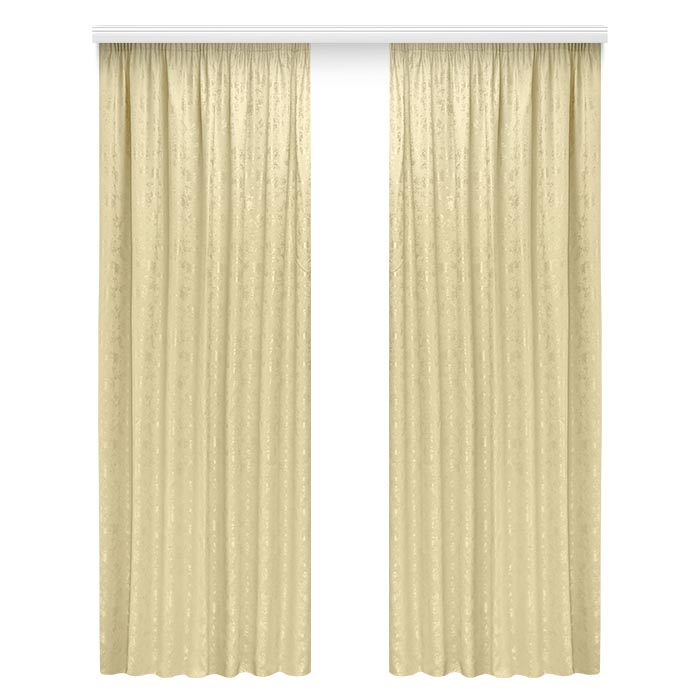 Портьера  МИРТЕК JAVA 180х310 1 шт (цвет 3 фарфорово-бежевый)