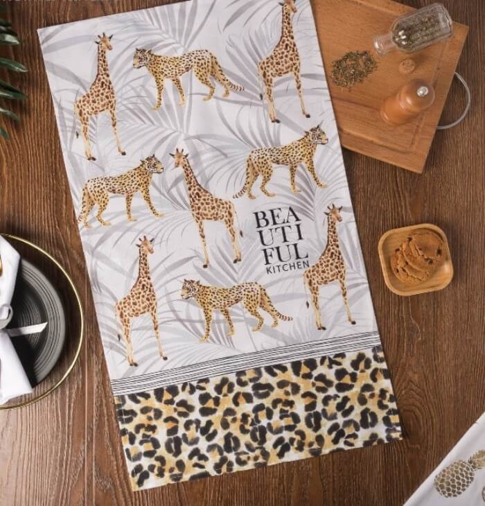 Полотенце кухонное ЭТЕЛЬ BEAUTYFUL KITCHEN саржа 40x73 100%хлопок коричневый_Каталог-v2_MIRTECK