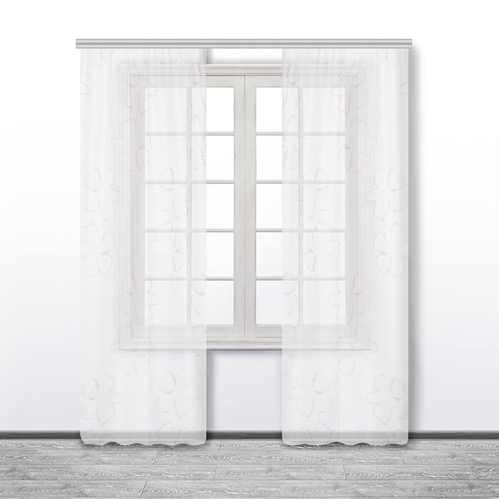 Штора  МИРТЕК COLINA 140х270 2 шт (цвет 27 желтый) Штора  МИРТЕК COLINA 140х270 2 шт (цвет 27 желтый)